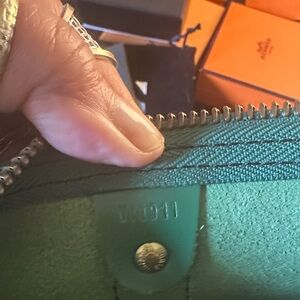 Authentic Louis Vuitton Green Epi 45 Leather Men's Bag